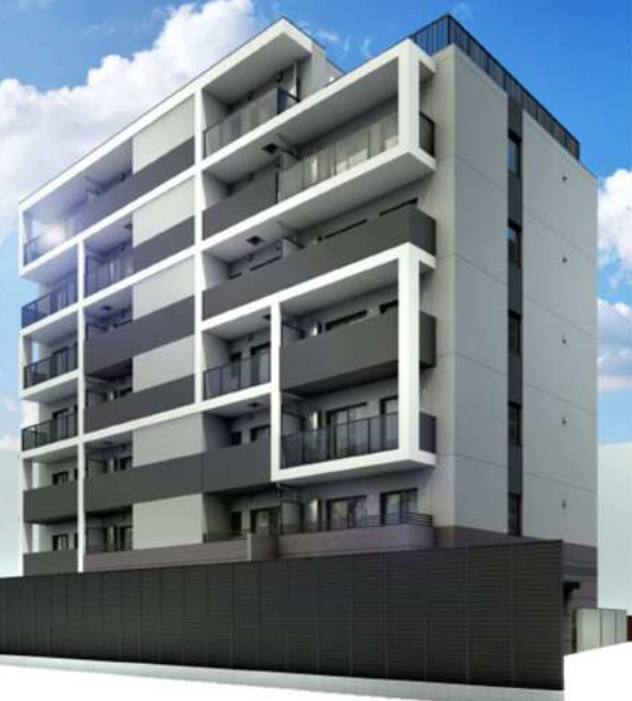 九条3丁目マンションの外観パース|九条3丁目マンション　間取り