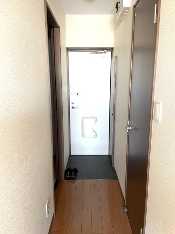 ハイツオウルの玄関