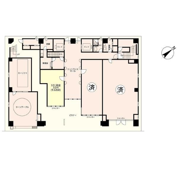 パストラルビルの間取り