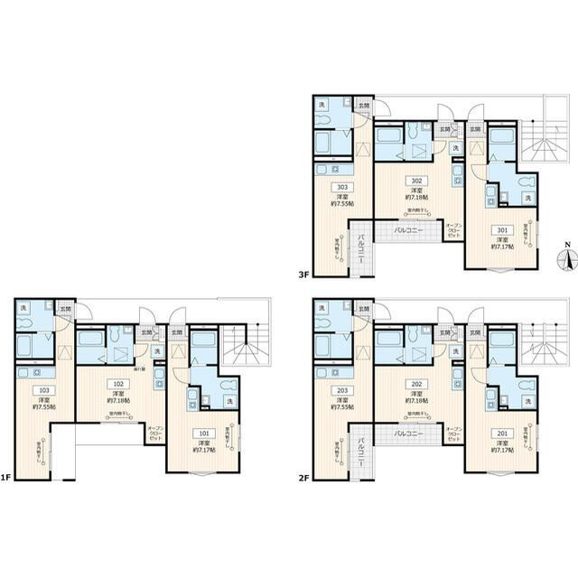 ブルームコート谷塚の間取り