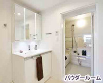 NICライブステイツ川越南大塚の独立洗面台