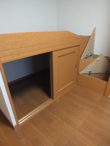 レオパレスシャトーＡの寝室