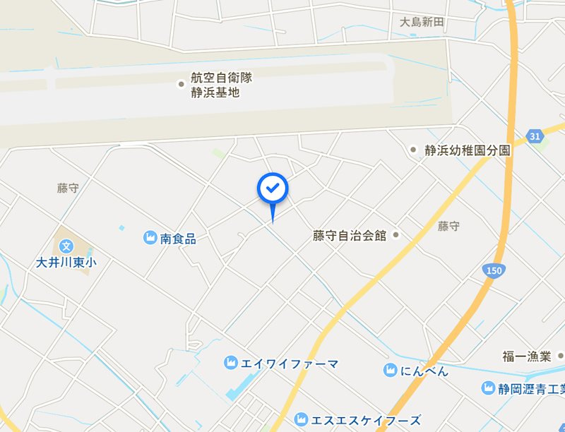 メゾンアランテBの地図