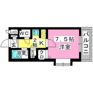 プレデュパルク壱番館の間取り