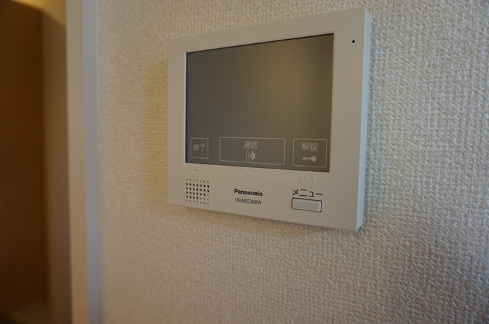 アンフィニ勝川のセキュリティ|モニター付インターホン