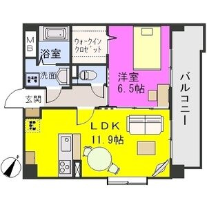 グランドゥール27の間取り