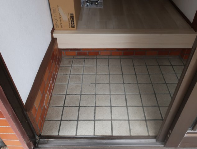 加古川市尾上町養田の一戸建ての玄関