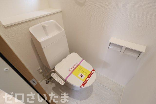 《仲介手数料無料》南区鹿手袋１丁目2-21新築一戸建てミラスモのトイレ