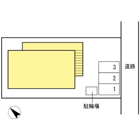 セジュールコスモの区画図