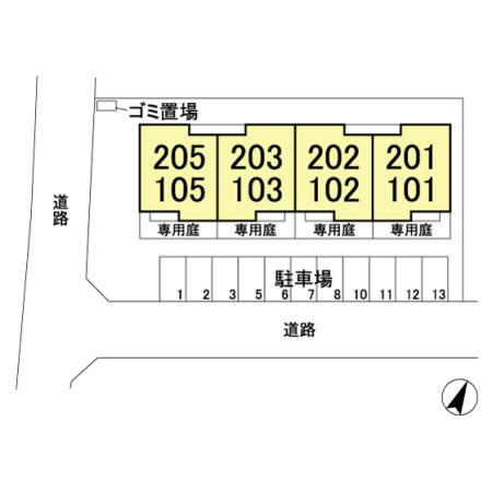 カーネリアンの区画図