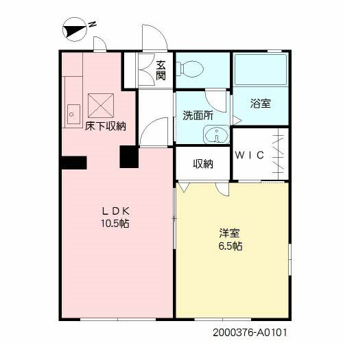アクシア南若園の間取り