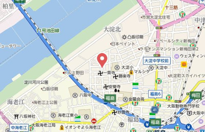 【地図】 | クラヴィエ西梅田