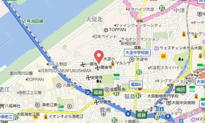 【地図】 | レシェンテ西梅田