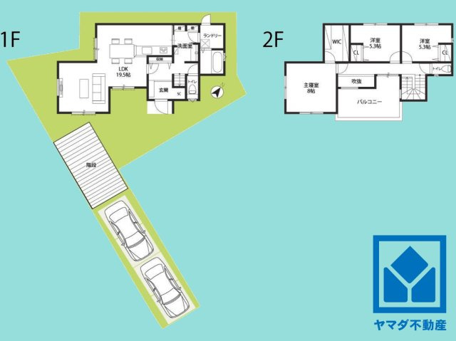 大津市大平２丁目　106号地の間取り