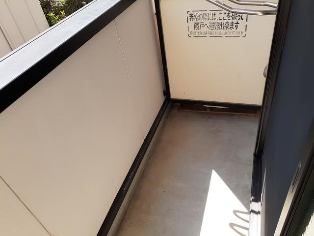 コウジィーコートⅡのバルコニー