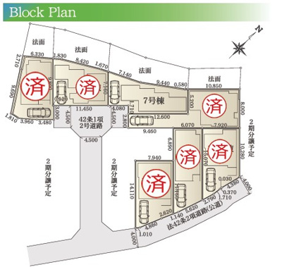 【区画図】 | 藤沢市城南5丁目Ⅱ 新築戸建 全7棟