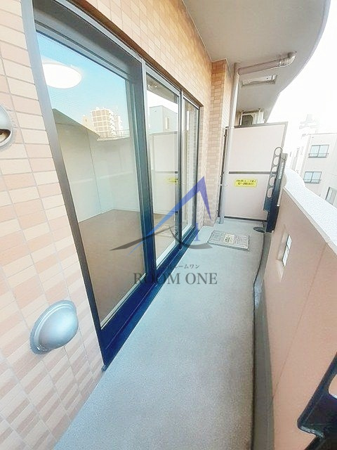 ラポール西大島　イーストのバルコニー|バルコニーです。