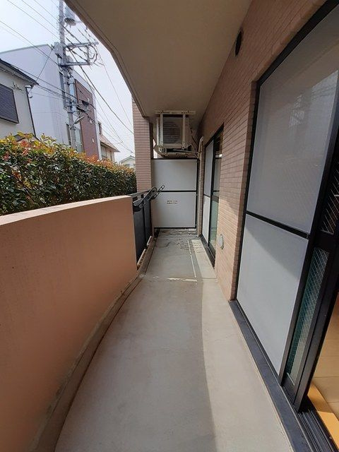 プルミエール東尾久のバルコニー