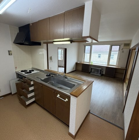 登別市常盤町3丁目22-3アパートのキッチン