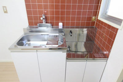 【キッチン】 | レピュート武蔵 | 退去前のため、別部屋のお写真です。