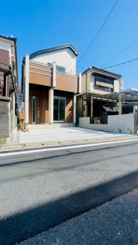 堀池3丁目の前面道路含む現地写真