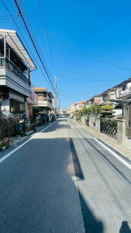 堀池3丁目の前面道路含む現地写真