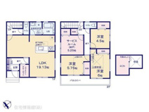 越谷市大沢第2　新築戸建ての画像