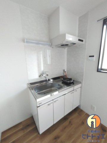 ikka宅間田のキッチン|単身者にはちょうど良いサイズのキッチンです♪