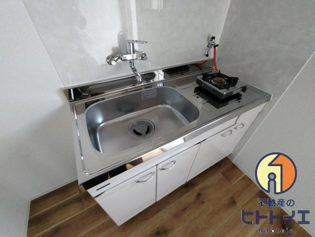 ikka宅間田のキッチン|コンロが1口ついております♪