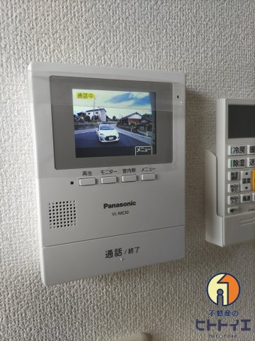 ikka宅間田のセキュリティ|モニター付きインターフォンです♪