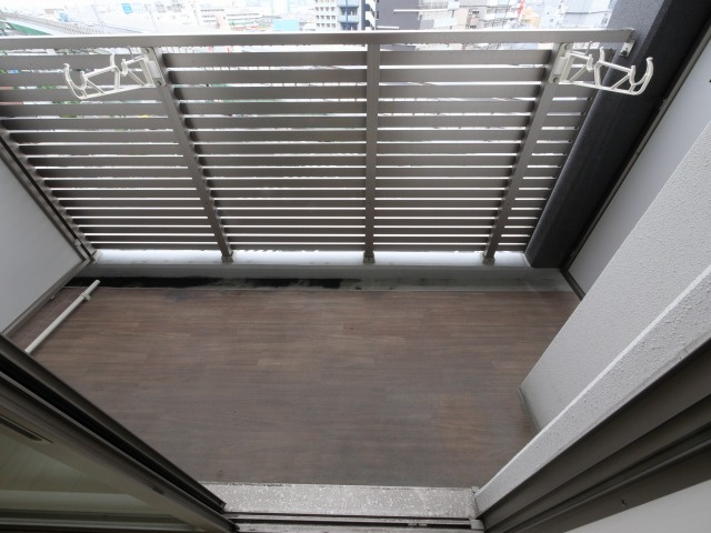 エステムコート難波Ⅳアトリのバルコニー