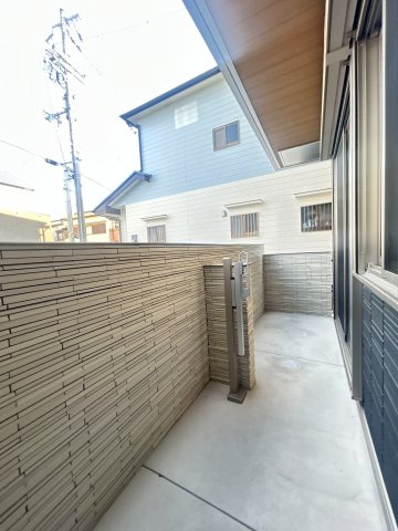 グリューネ塚口本町のバルコニー