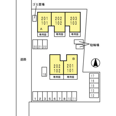 【区画図】 | リヴェール城A棟