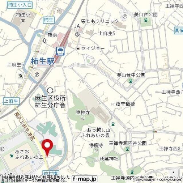 エクシード柿生の地図| 