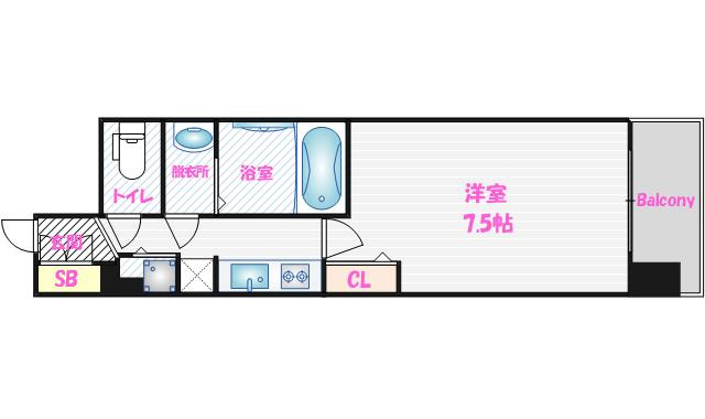 【間取り】 | アドバンス東梅田アクシス