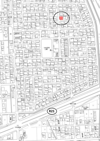 土地　牛牧の地図