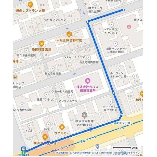 ホーユウパレス吉野町の地図