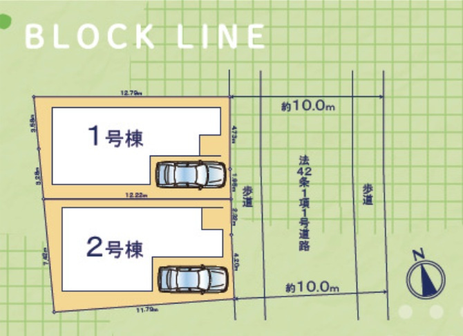 千葉市中央区東千葉１丁目２４－１期の区画図