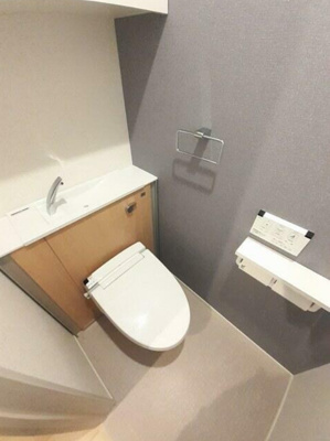 【トイレ】 | アンソレイエ町屋 | コンパクトで使いやすいトイレです