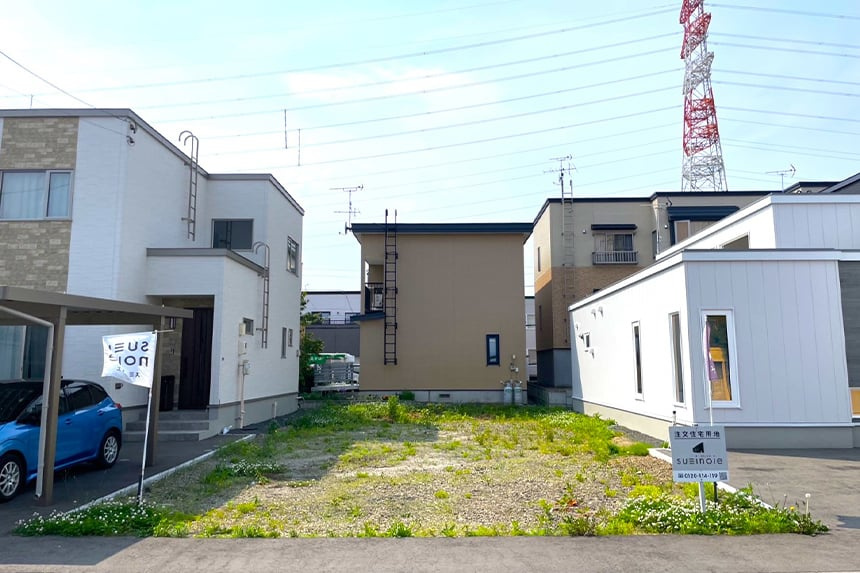 【建築条件付き】手稲区新発寒7条2丁目　B区画の外観