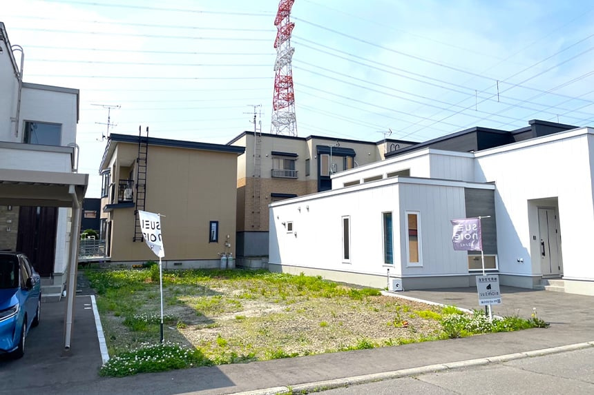 【建築条件付き】手稲区新発寒7条2丁目　B区画の外観