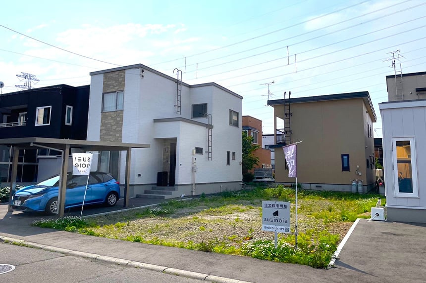 【建築条件付き】手稲区新発寒7条2丁目　B区画の外観