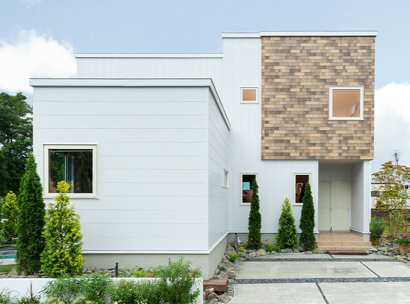 【建築条件付き】手稲区新発寒7条2丁目　B区画の完成予想図