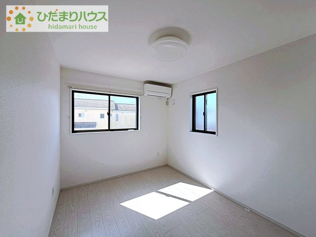 【洋室】 | 取手市戸頭　中古戸建 | エアコンも設置済となりますのでそのまま入居できます。