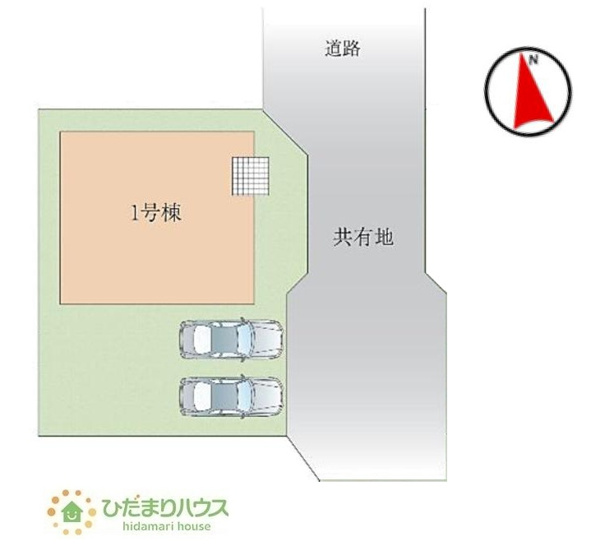 【区画図】 | 取手市戸頭　中古戸建 | 時間がない時もらくらくと車の出し入れができる並列駐車場を完備！！

