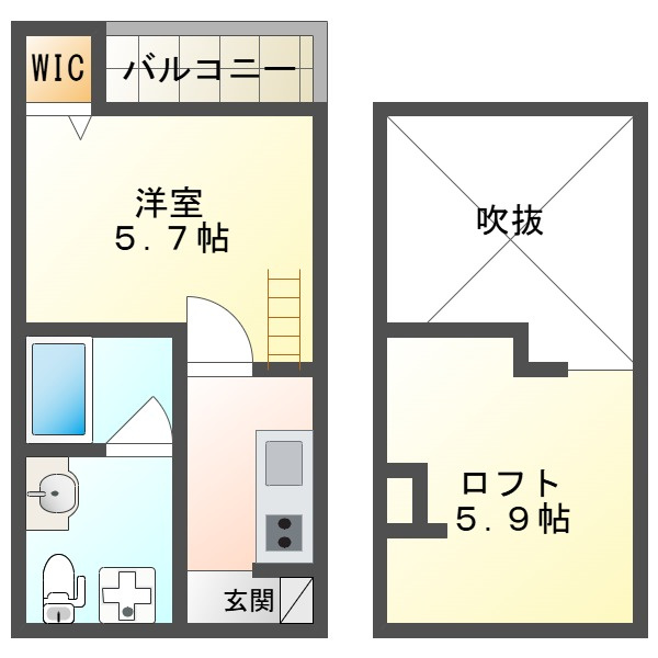 アクアレスト神戸西の間取り