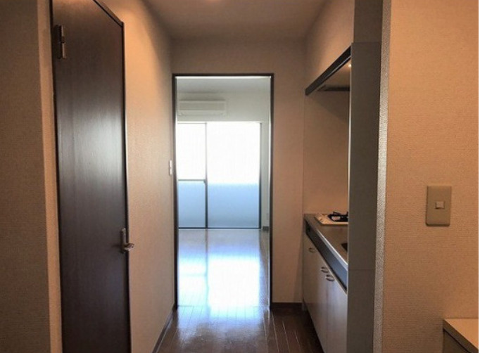 板橋区高島平５丁目の賃貸マンションの玄関