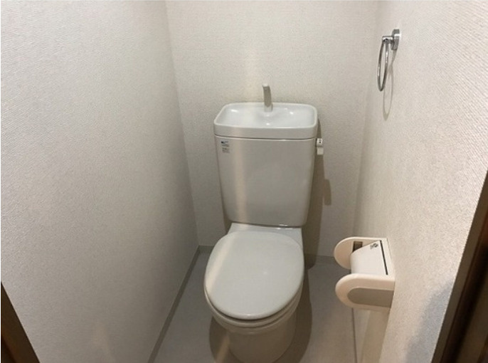 板橋区高島平５丁目の賃貸マンションのトイレ
