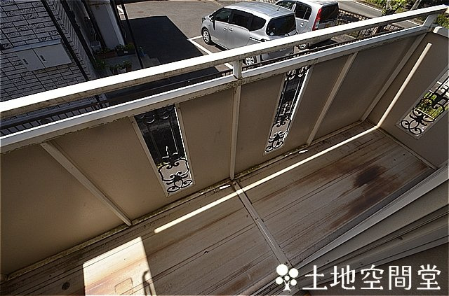 グランディール松寿山のバルコニー