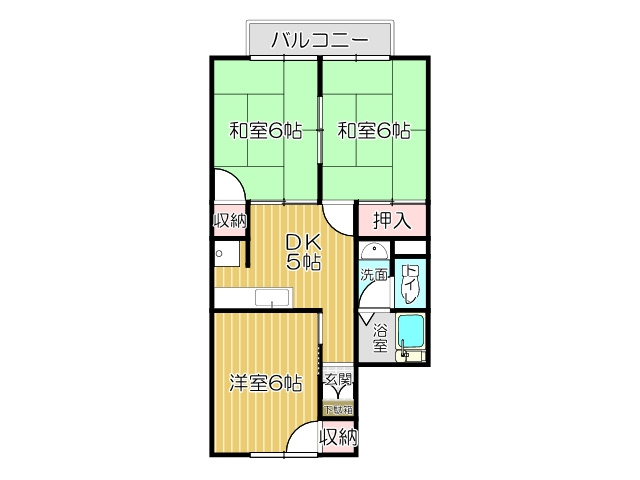 グランディール松寿山の間取り